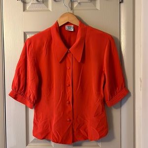 Vintage Laura Ashley Silk Blouse